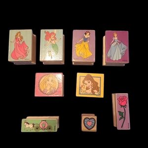 Disney Princess Stamp Lot of Nine